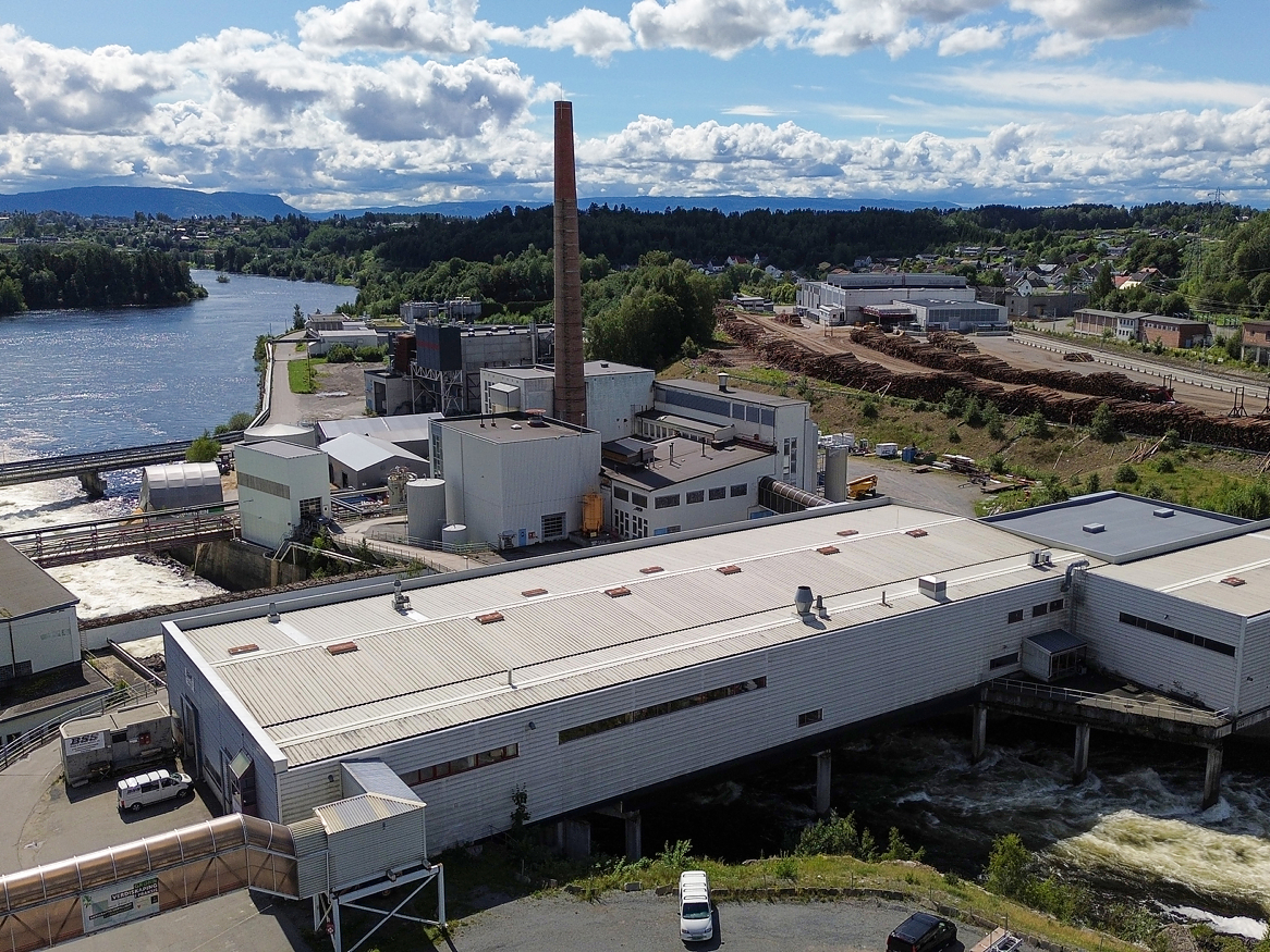 TREKLYNGEN INDUSTRIPARK: Den planlagte BCTMP-fabrikken vil sørge for at mer av råstoffet fra skogen brukes i Norge. BCTMP står for bleket kjemisk-termomekanisk tremasse, som blant annet kan brukes i produksjon av kartong.